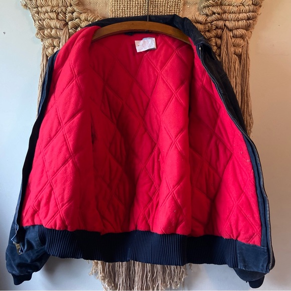 Vintage 90’s Carhartt Santa Fe Flannel Lined Jacket - Picture 8 of 10